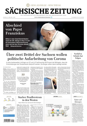Cover of Sächsische Zeitung  (Großenhain)