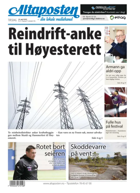 Cover of Altaposten
