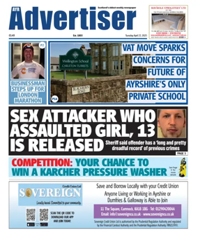 Cover of Ayr Advertiser