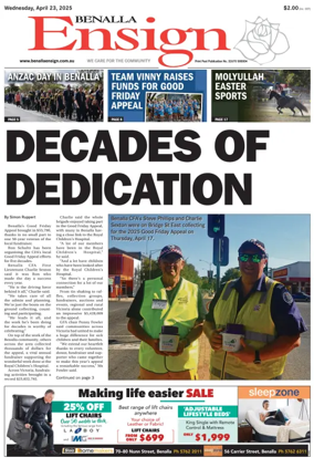 Cover of Benalla Ensign