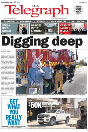 Cover of Seymour Telegraph