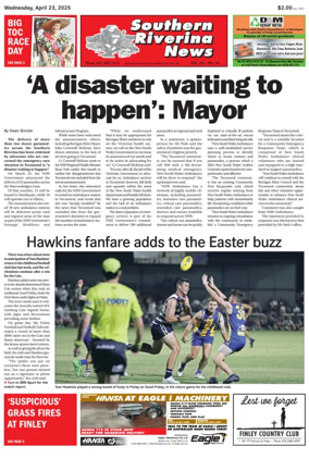 Cover of Southern Riverina news