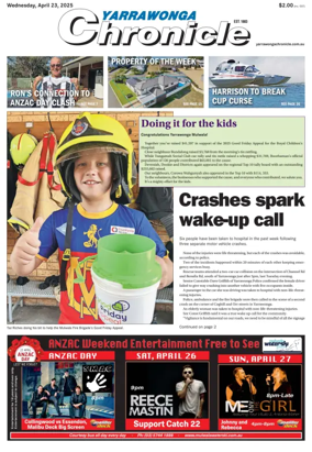 Cover of Yarrawonga Chronicle