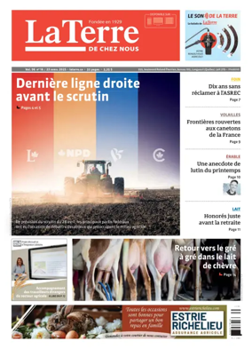 Cover of La Terre de chez nous