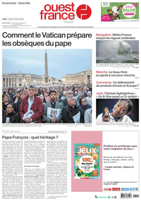 Cover of Ouest France (Avranches)