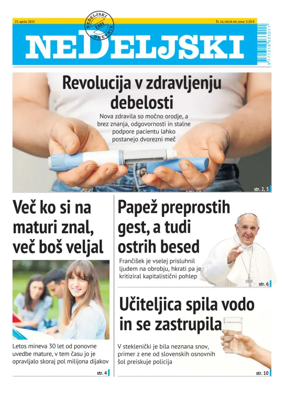 Cover of Nedeljski Dnevnik