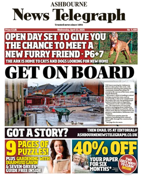 Cover of Ashbourne News Telegraph