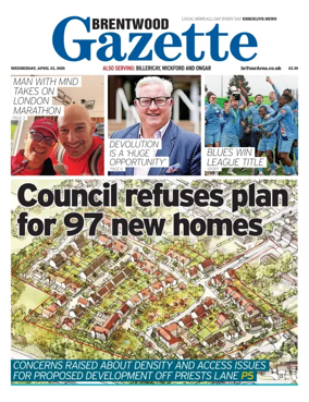 Cover of Brentwood Gazette