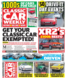 Cover of Classic Car Weekly (UK)