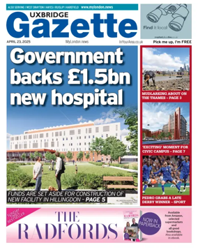 Cover of Uxbridge Gazette
