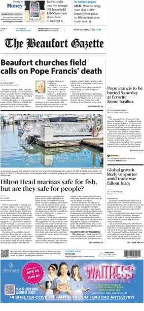 Cover of The Beaufort Gazette