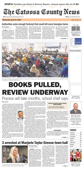 Cover of The Catoosa County News