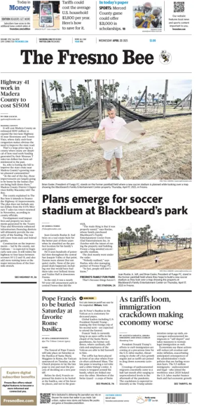 Cover of The Fresno Bee