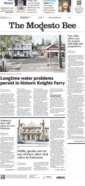 Cover of The Modesto Bee