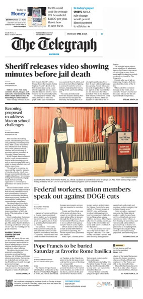 Cover of The Telegraph (Macon)