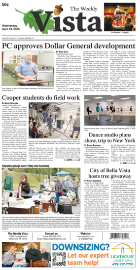 Cover of The Weekly Vista