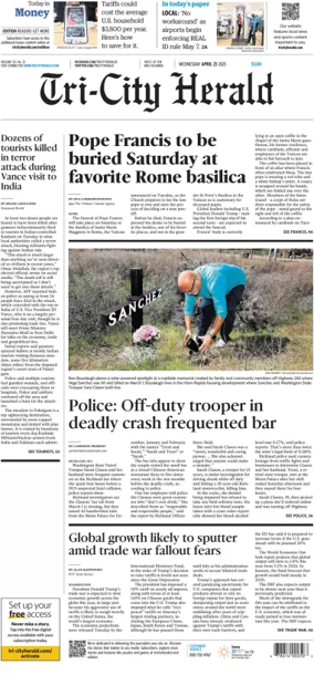 Cover of Tri-City Herald