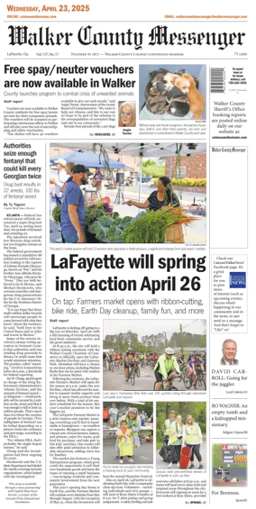 Cover of Walker County Messenger