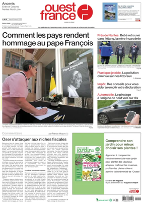 Cover of Ouest France (Ancenis)
