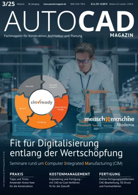 Cover of Autocad and Inventor Magazin