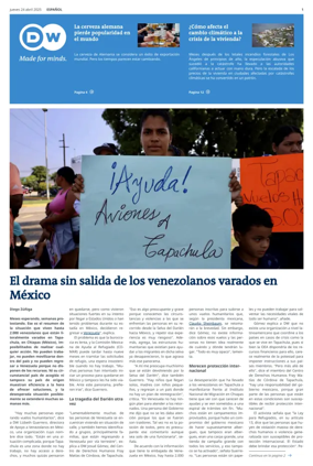Cover of Deutsche Welle (Spanish edition)