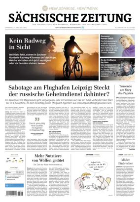 Cover of Sächsische Zeitung  (Dresdner Meißner Land)
