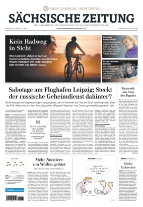 Cover of Sächsische Zeitung  (Großenhain)