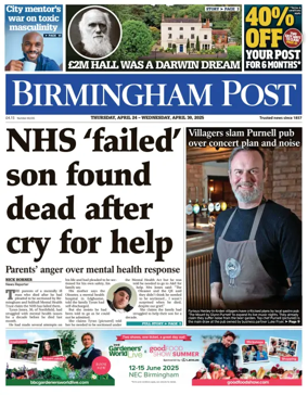 Cover of Birmingham Post