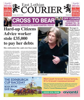 Cover of East Lothian Courier