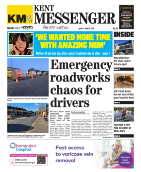 Cover of Kent Messenger Maidstone