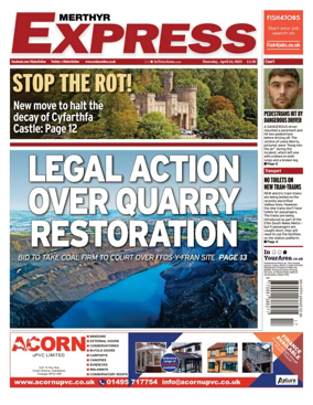 Cover of Merthyr Express