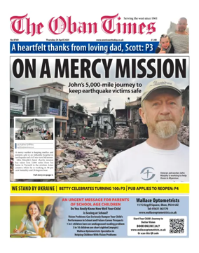 Cover of The Oban Times