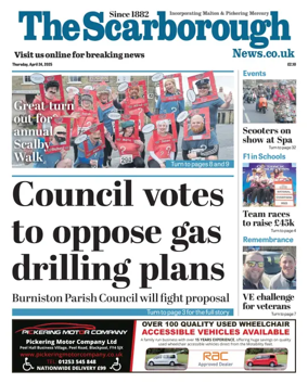 Cover of The Scarborough Evening News