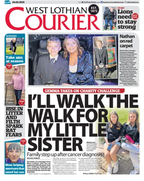 Cover of West Lothian Courier