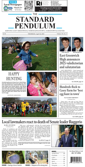 Cover of East Greenwich Pendulum