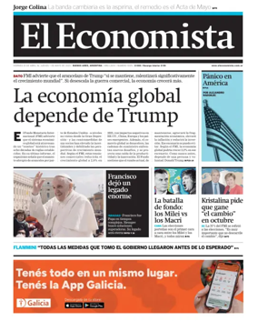 Cover of El Economista (Argentina)
