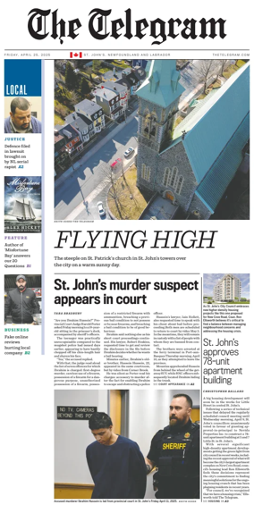 Cover of The Telegram (St. Johnâ€™s)