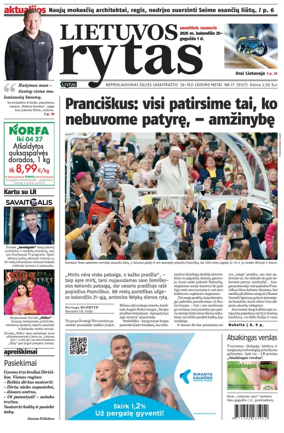 Cover of Lietuvos Rytas