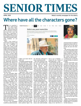 Cover of Times of Malta - Senior Times