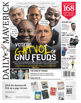 Cover of Daily Maverick