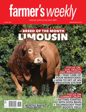 Cover of Farmers Weekly (South Africa)