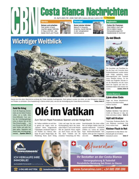Cover of Costa Blanca Nachrichten