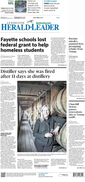 Cover of Lexington Herald-Leader