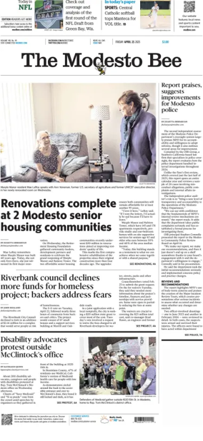 Cover of The Modesto Bee
