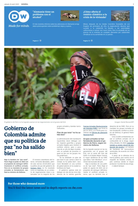 Cover of Deutsche Welle (Spanish edition)
