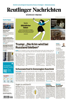 Cover of Reutlinger Nachrichten