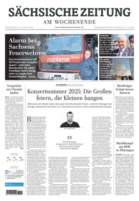 Cover of Sächsische Zeitung  (Dippoldiswalde)