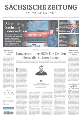 Cover of Sächsische Zeitung  (Kamenz)