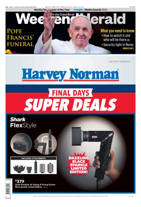 Cover of Weekend Herald