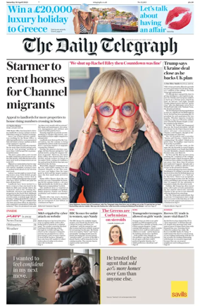 Cover of The Daily Telegraph - Saturday